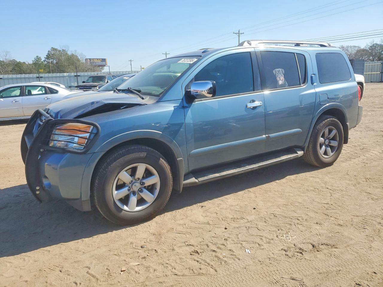 2011 Nissan Armada SV, VIN 5N1BA0ND9BN607260 — Front end