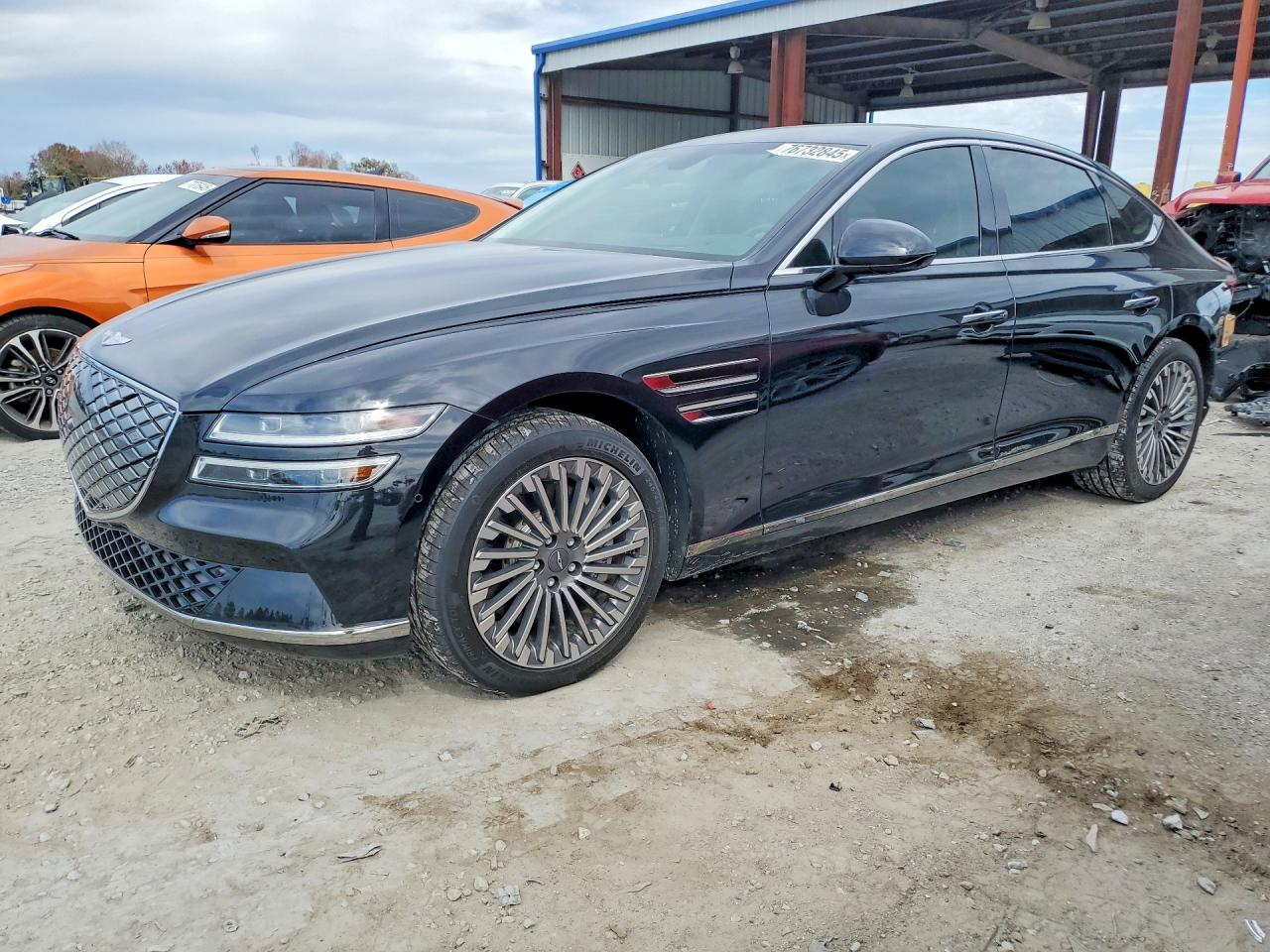 2023 Genesis G80, VIN KMTGE4S15PU006085 — Rear end