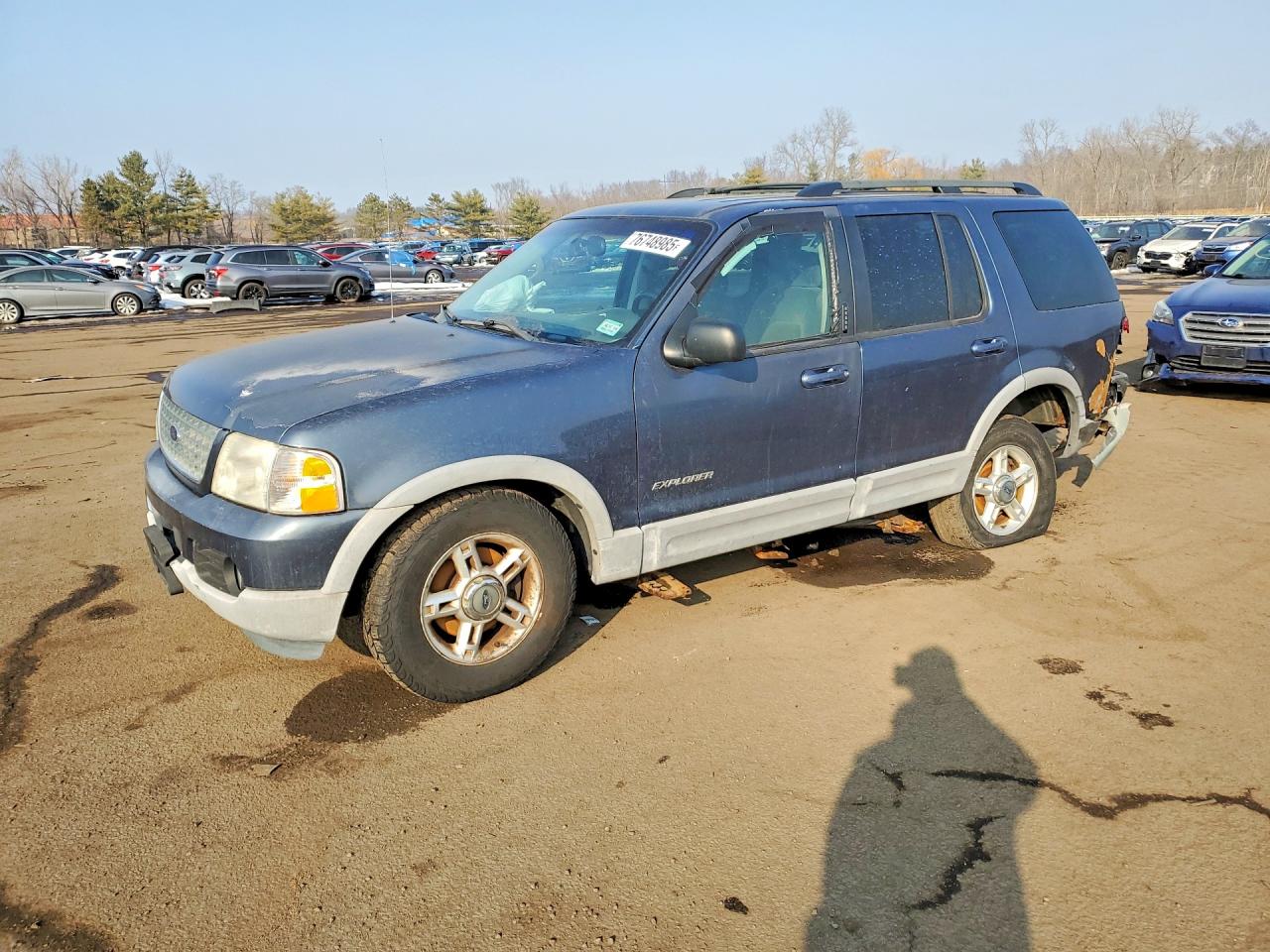 2002 Ford Explorer XLT, VIN 1FMZU73K52ZC69865 — Rear end