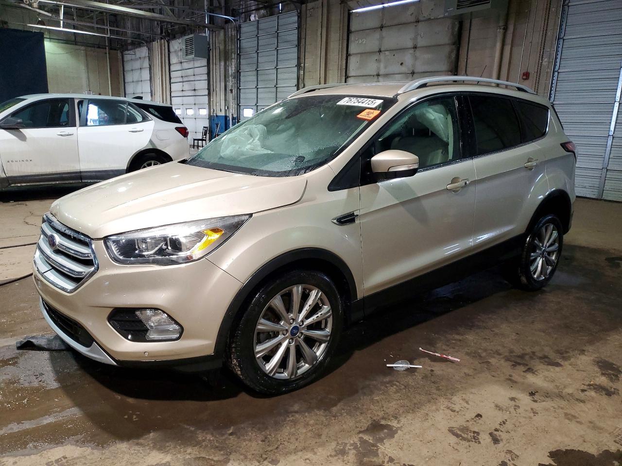 2018 Ford Escape Titanium, VIN 1FMCU9J92JUD49217 — Side