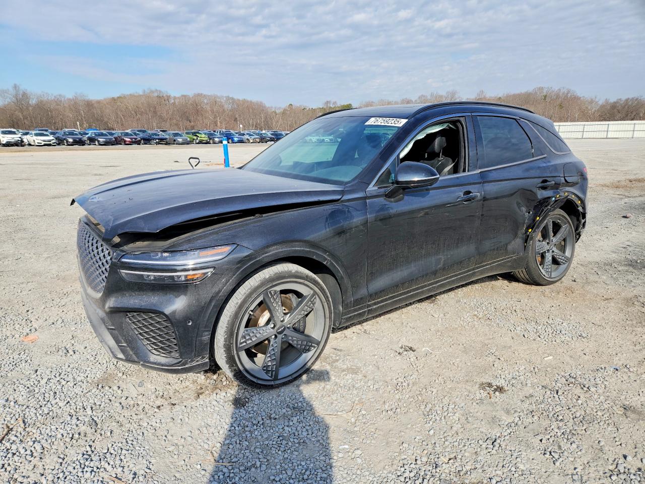 2023 Genesis GV70 2.5T, VIN KMUMADTB0PU134686 — Side