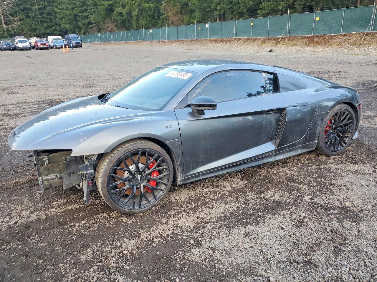 2018 Audi R8 V10, VIN WUABAAFX7J7902446 — Front end