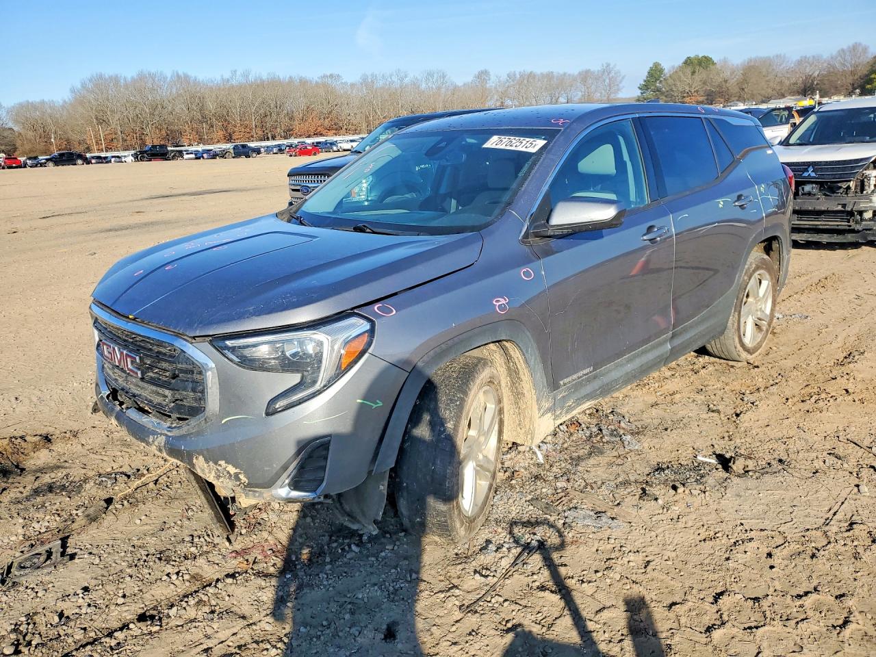 2020 GMC Terrain SLE, VIN 3GKALMEV8LL247589 — Undercarriage