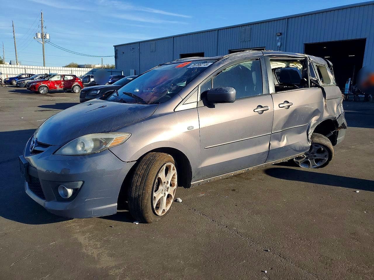 2008 Mazda 5 Grand Touring, VIN JM1CR29L280306866 — Опрокидывание