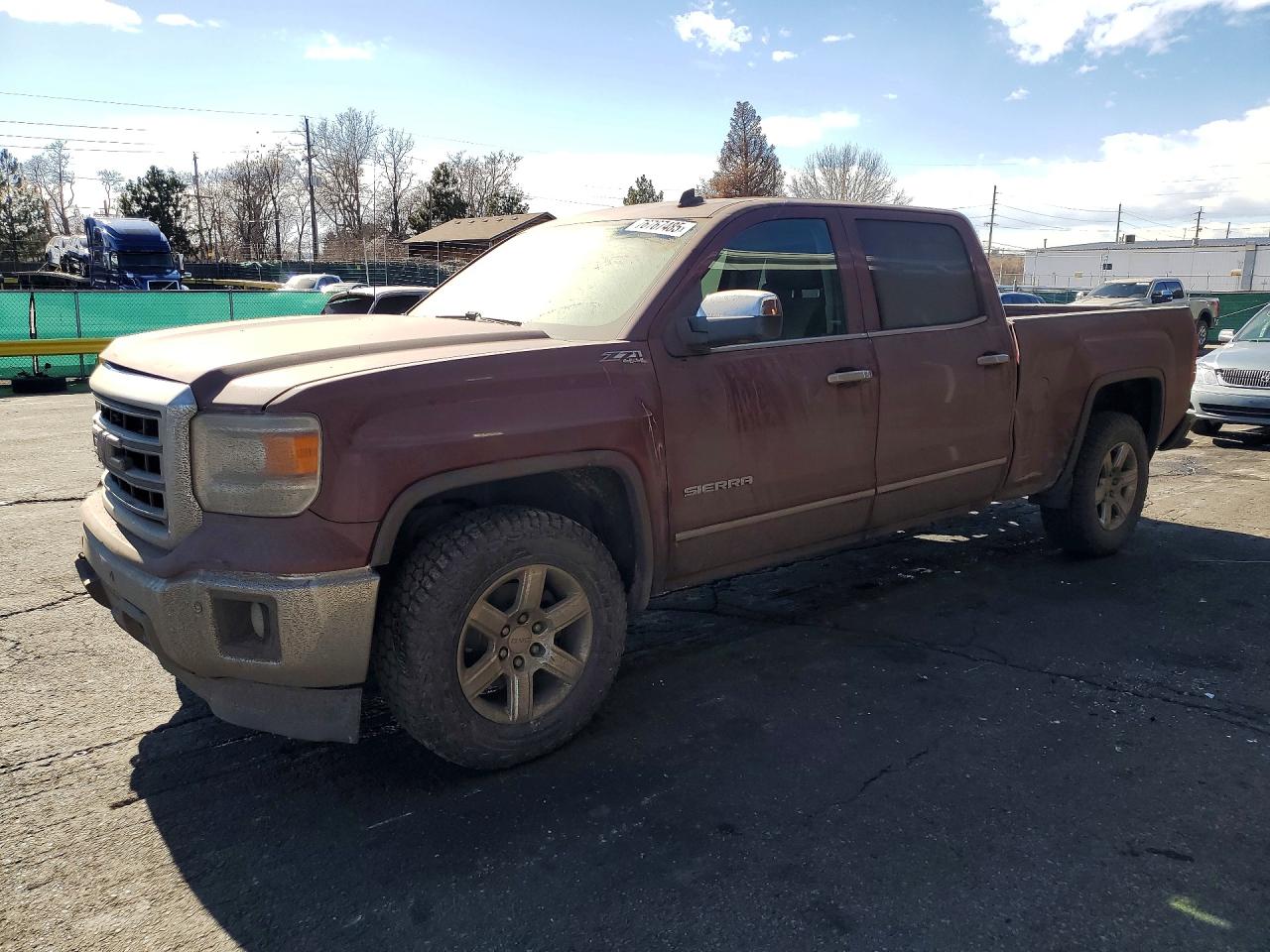 2014 GMC Sierra 1500 SLT, VIN 3GTU2VEC6EG135465 — Front end