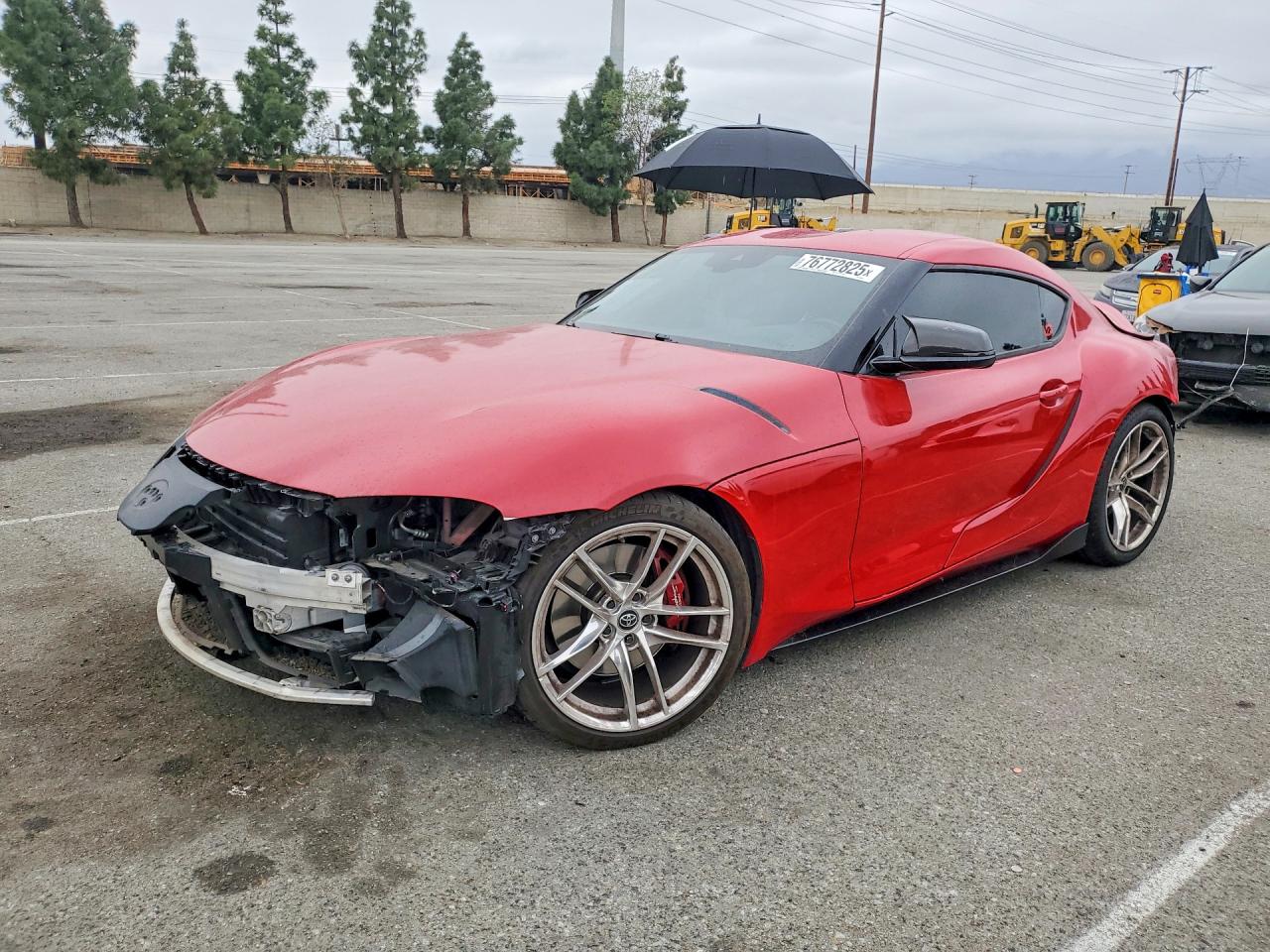 2020 Toyota Supra Premium Launch Edition, VIN WZ1DB4C08LW029814 — Rear end