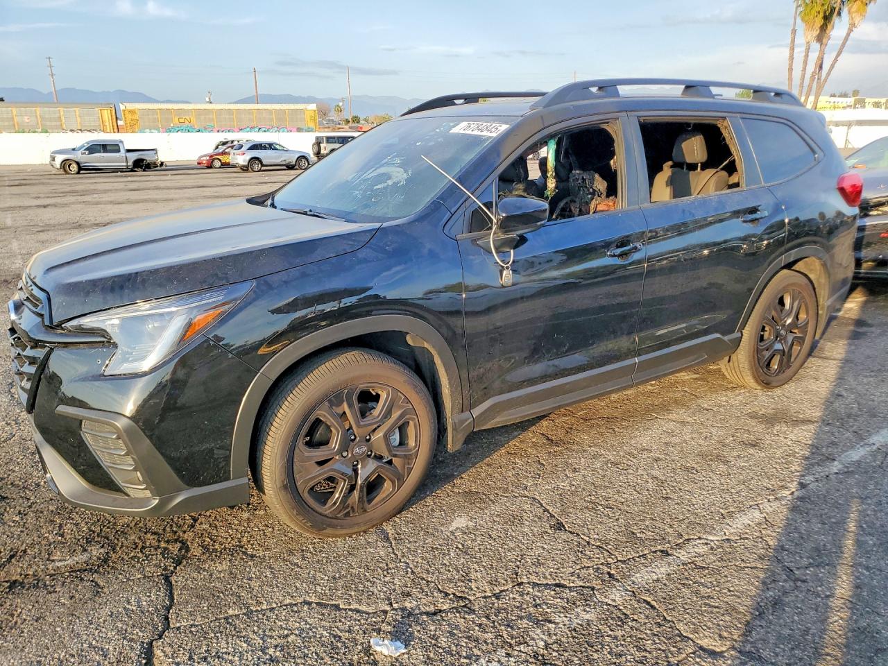 2024 Subaru Ascent Onyx, VIN 4S4WMAHD8R3461076 — Interior fire