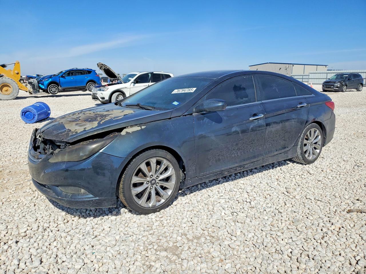 2013 Hyundai Sonata SE, VIN 5NPEC4AC7DH730137 — Engine fire