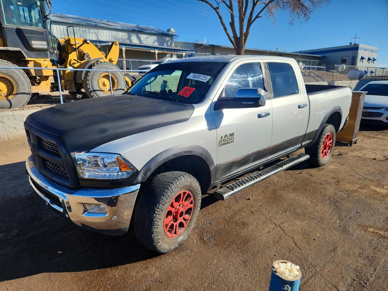 2017 Ram 2500 Laramie, VIN 3C6UR5FL8HG755143 — Вандализм