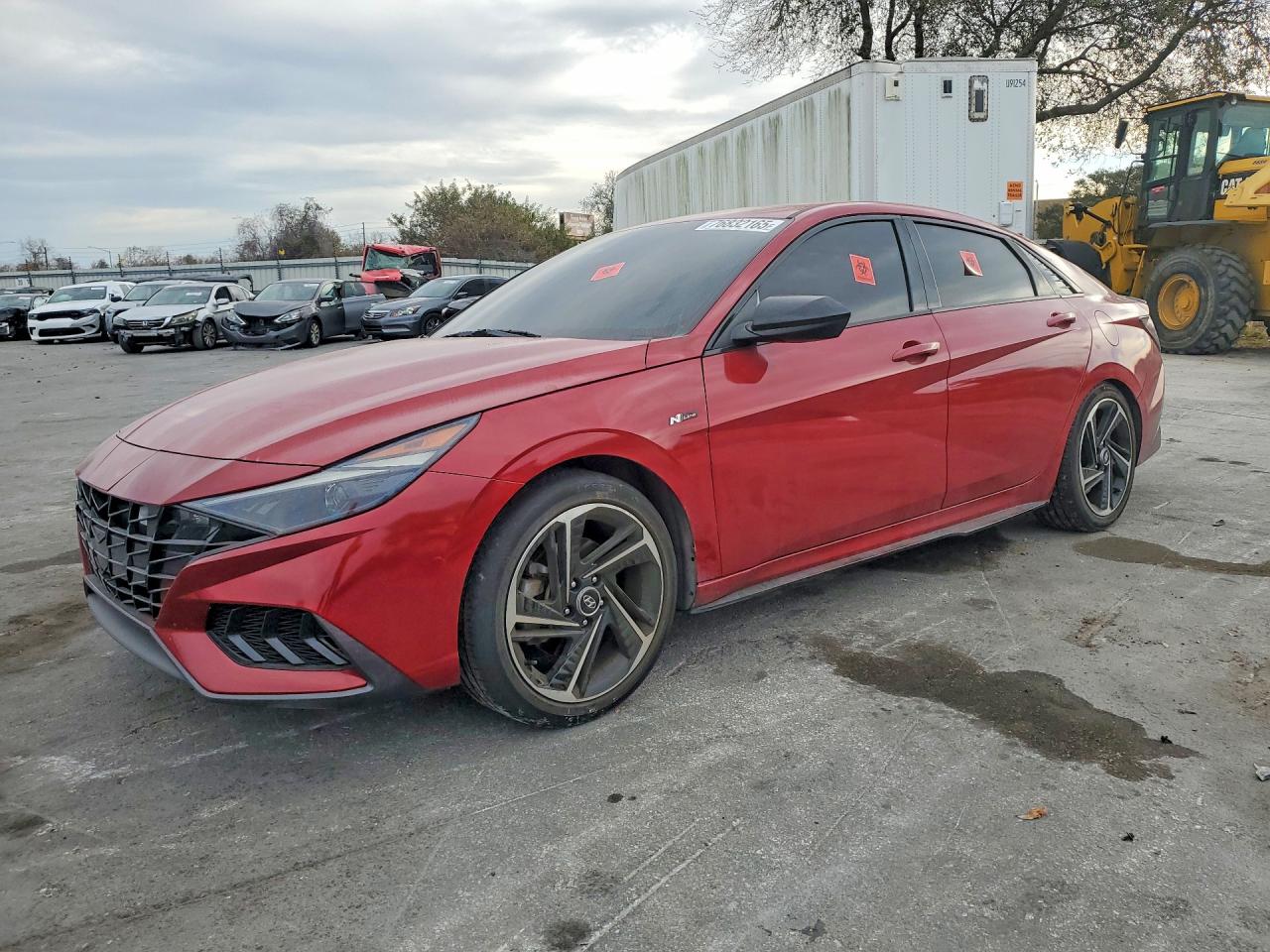 2021 Hyundai Elantra N Line, VIN KMHLR4AF0MU158572 — Undercarriage