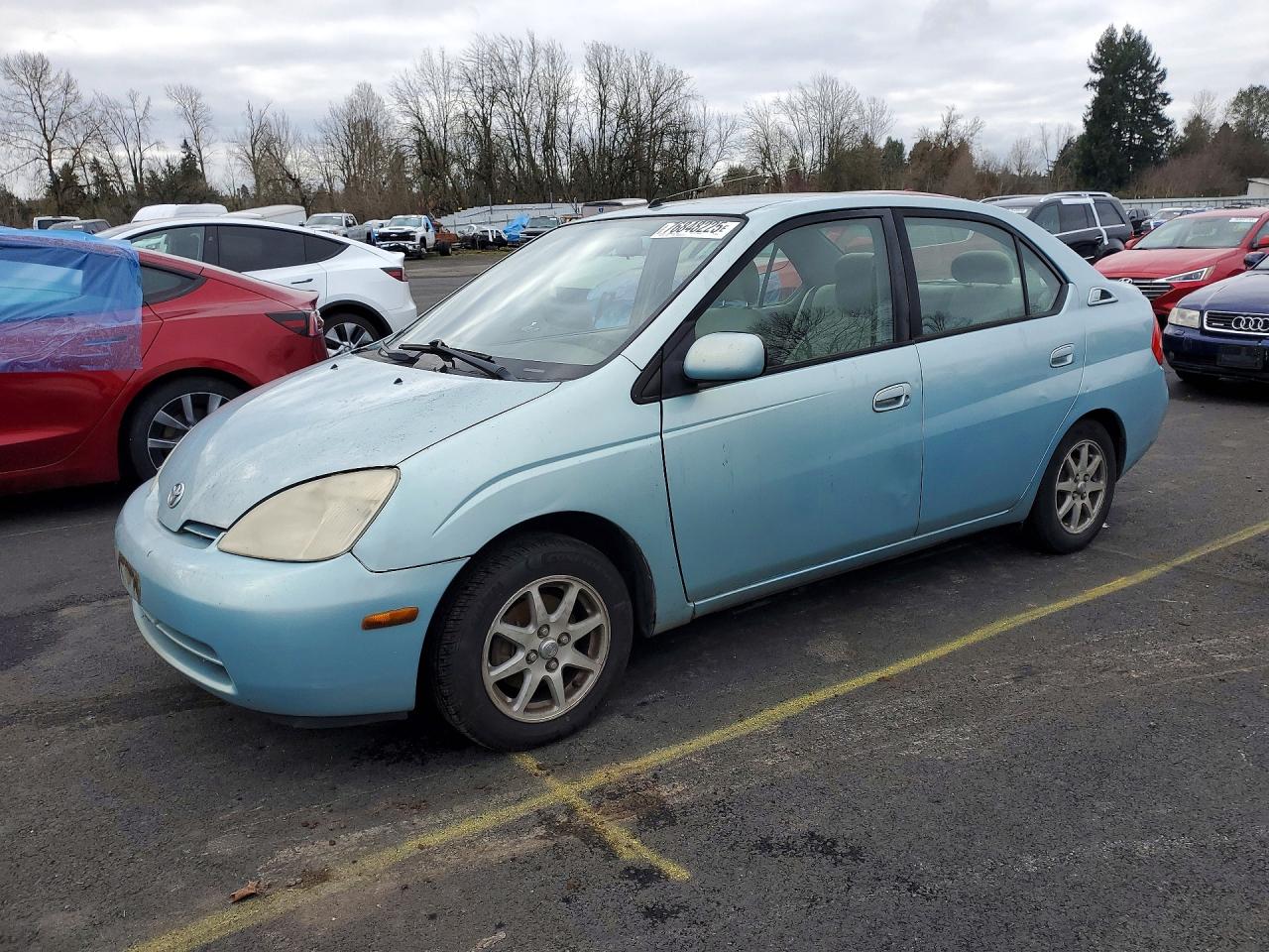 2001 Toyota Prius, VIN JT2BK12U410020738 — Vandalism