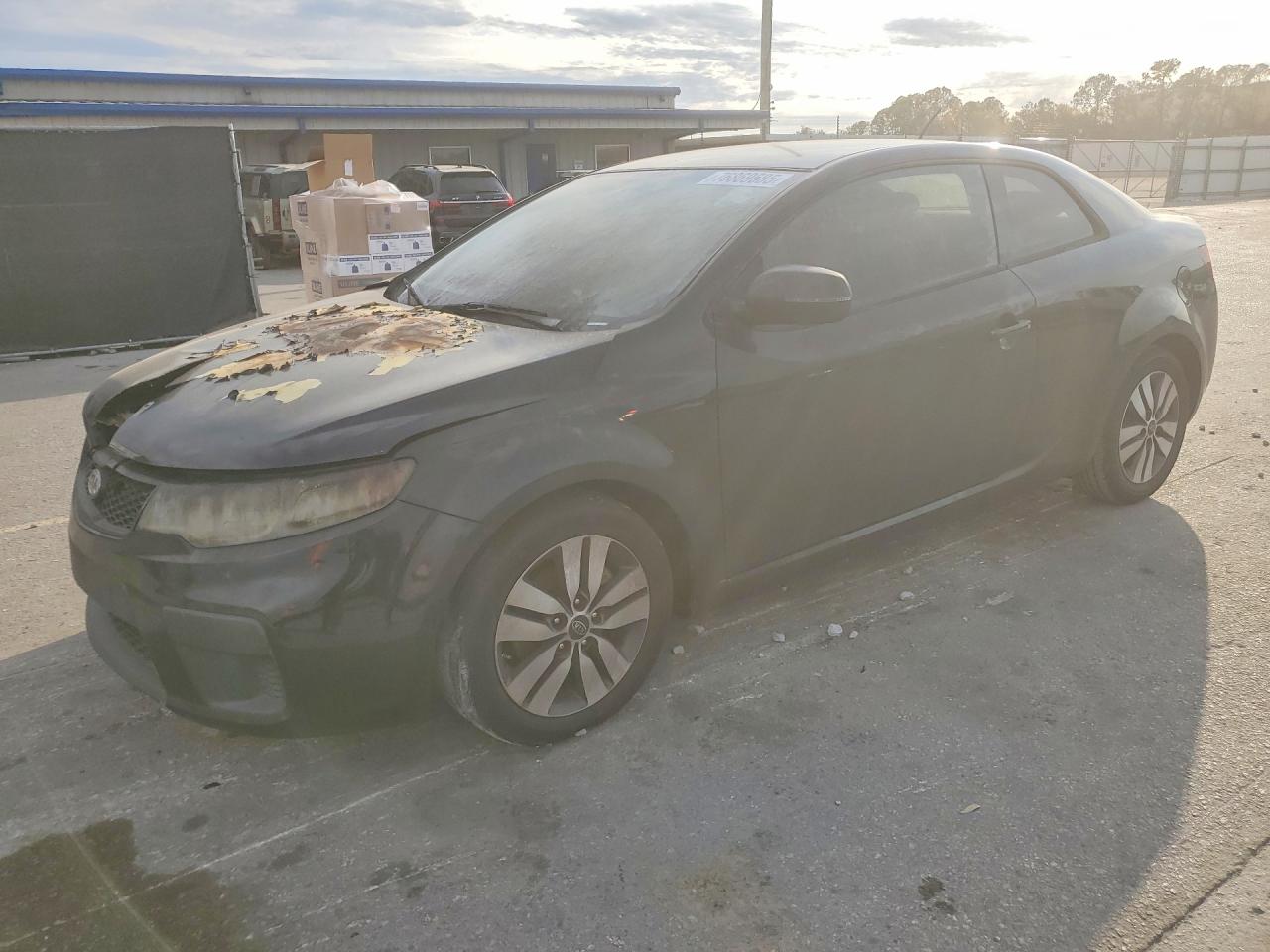 2013 Kia Forte EX, VIN KNAFU6A22D5743735 — Engine fire