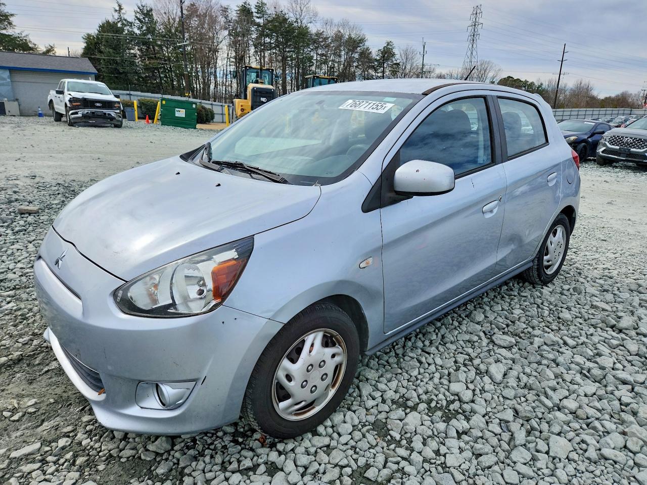 2015 Mitsubishi Mirage DE, VIN ML32A3HJ0FH014241 — Minor dents and scratches