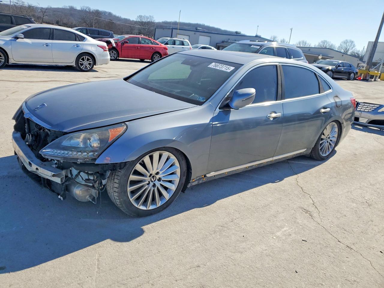 2016 Hyundai Equus Ultimate, VIN KMHGH4JH0GU106336 — Front end