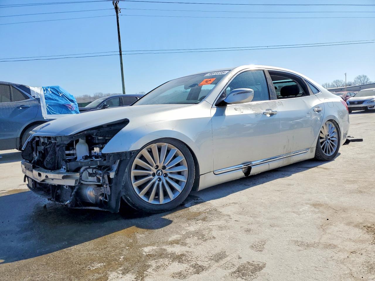 2014 Hyundai Equus, VIN MHGH4JH8EU083188 — Front end