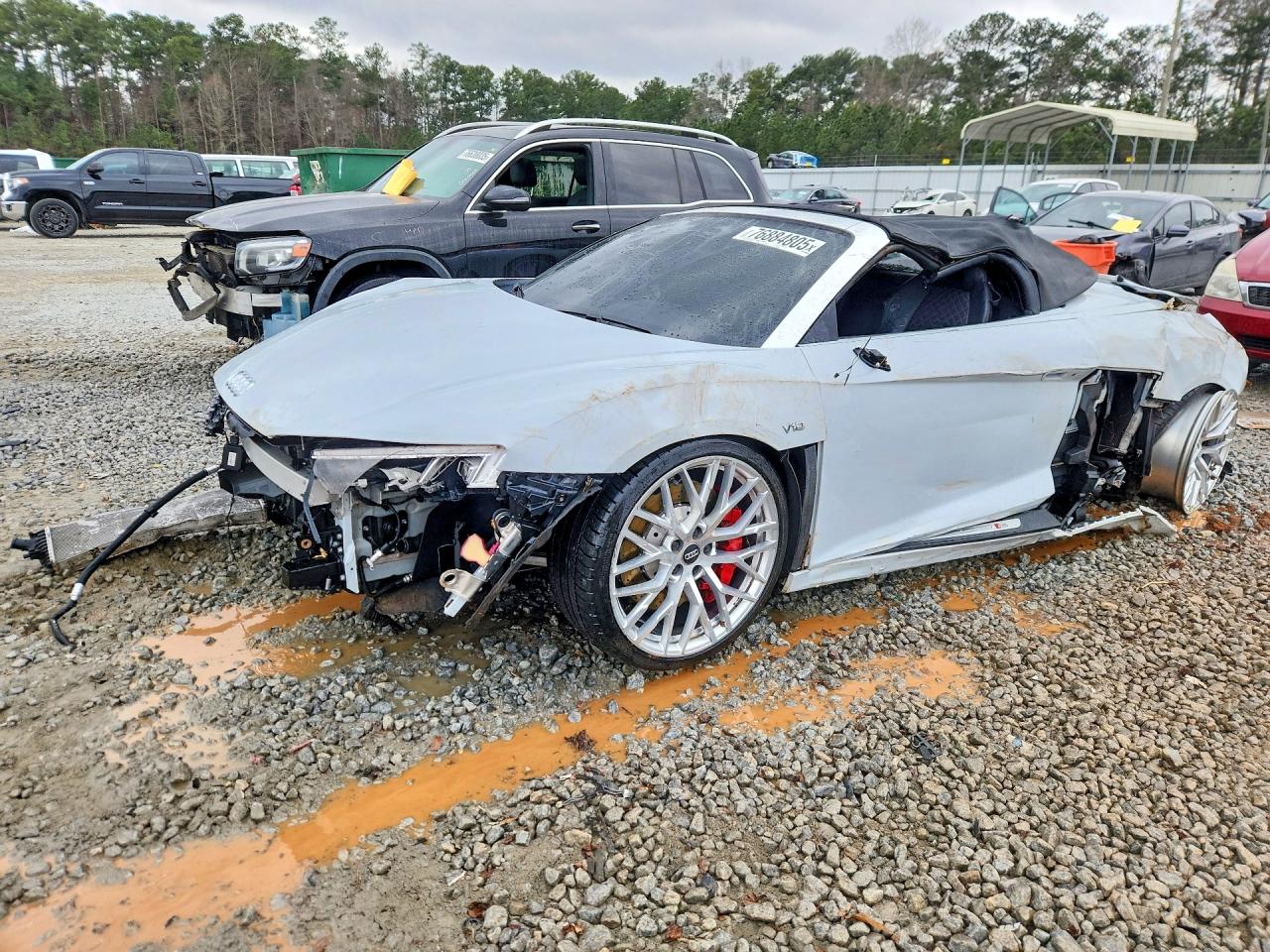 2017 Audi R8, VIN WUAVACFX9H7905058 — Rollover