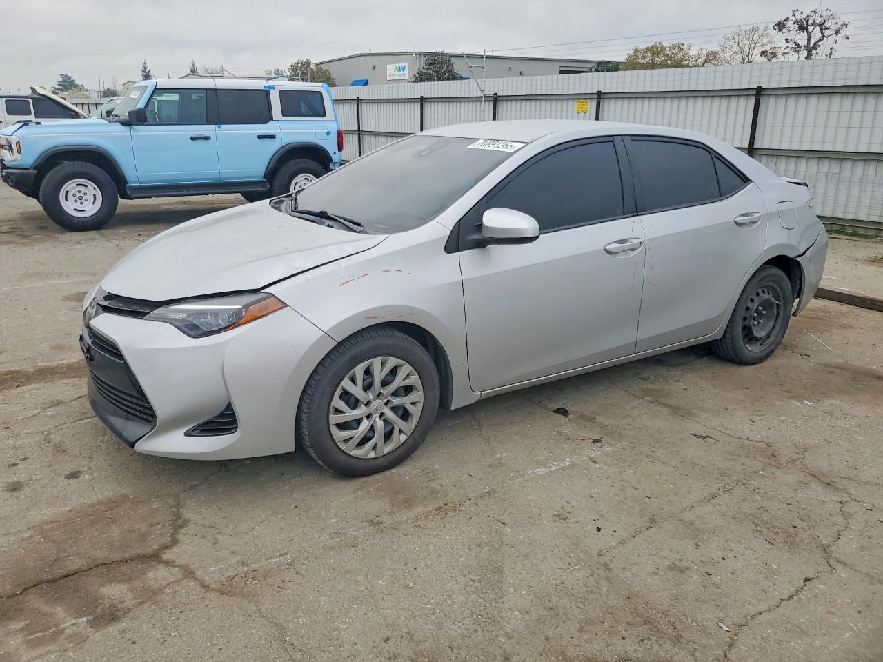 2018 Toyota Corolla LE, VIN 2T1BURHE9JC028534 — Rear end