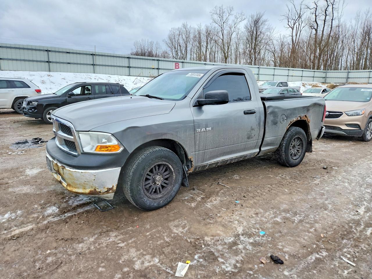 2010 Dodge 1500 ST, VIN 3D7JB1EK7AG104678 — Пожар в салоне