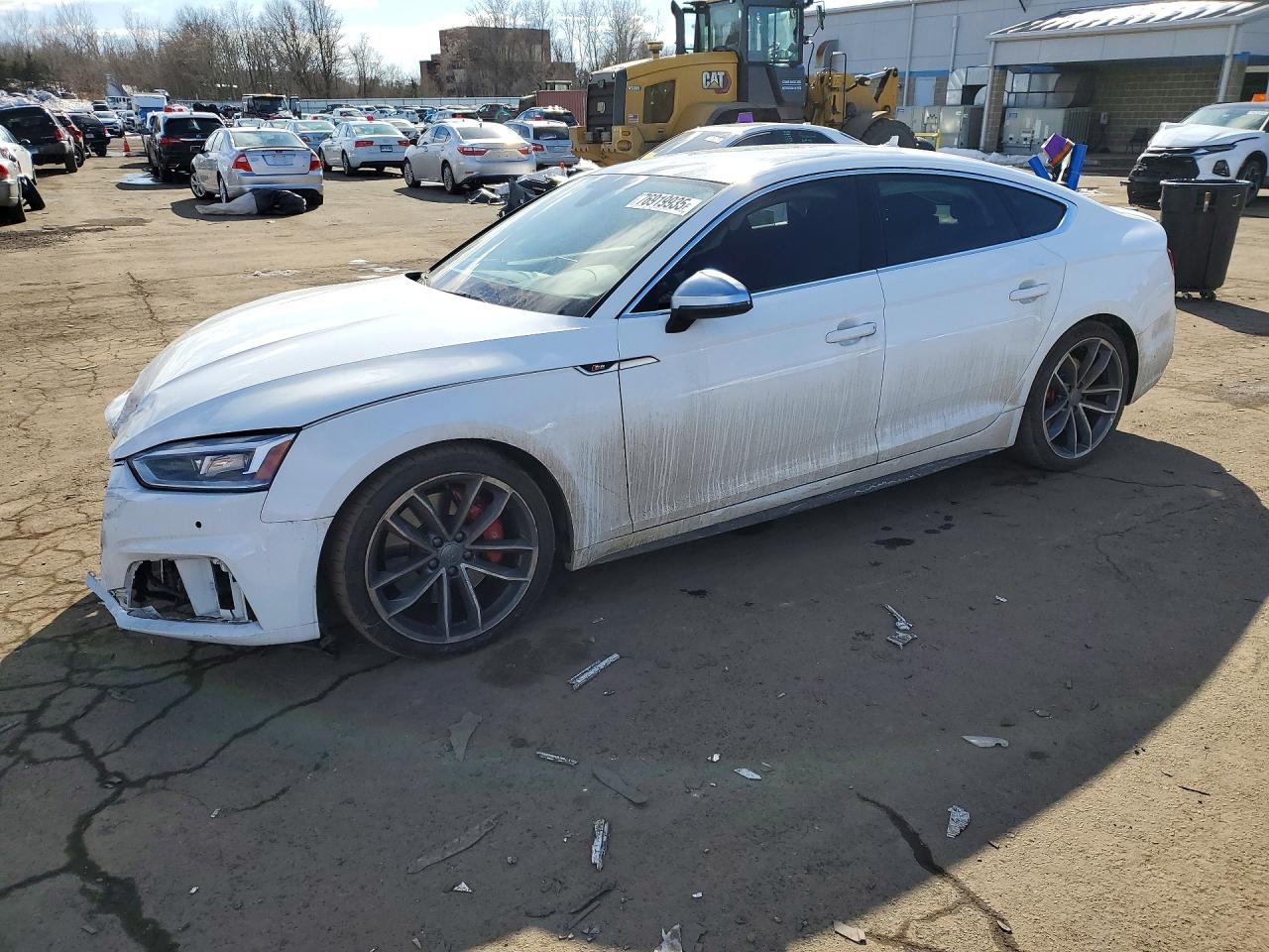 2018 Audi S5 Sportback Premium Plus, VIN WAUB4CF52JA125821 — Frame damage