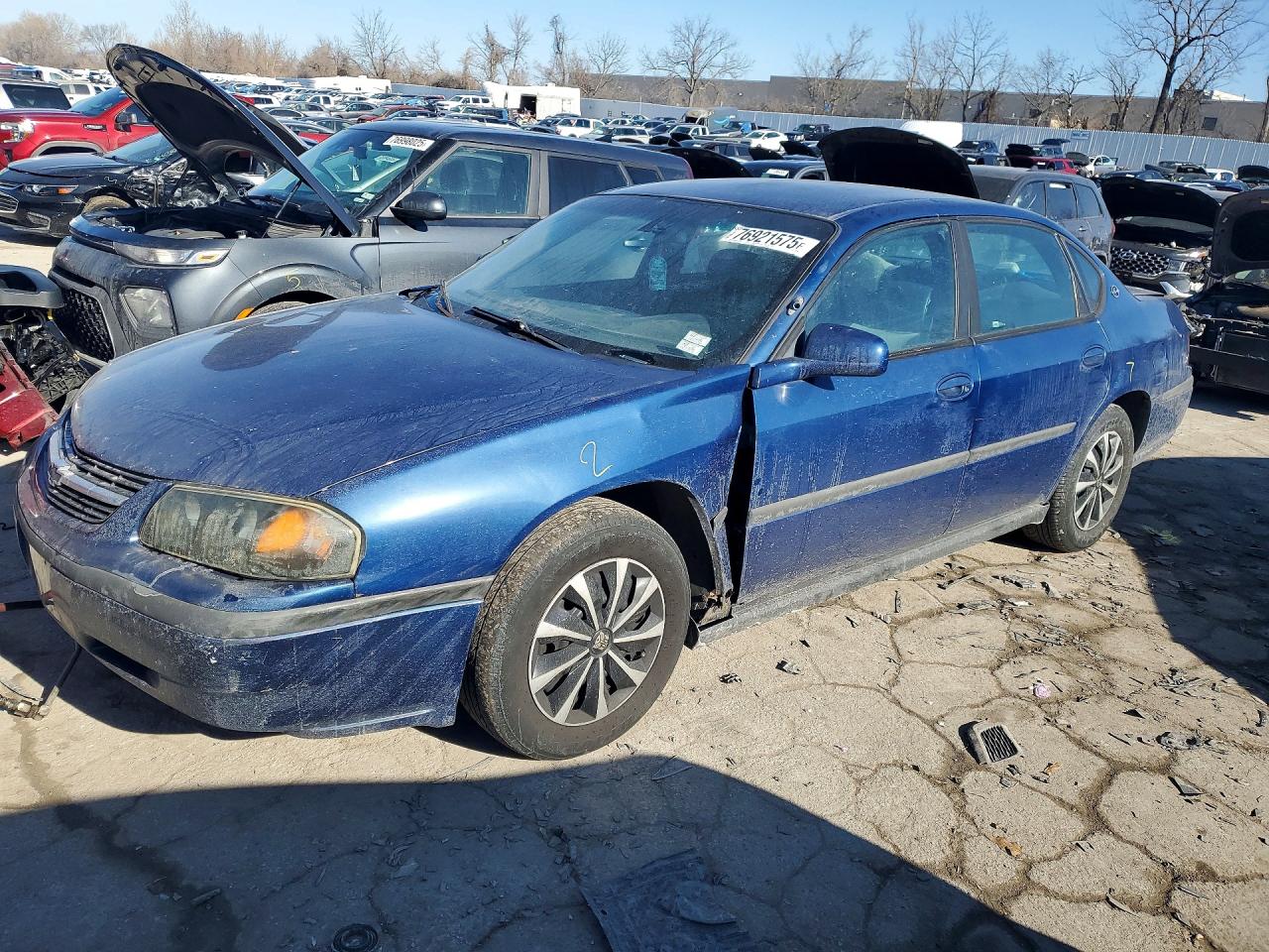 2004 Chevrolet Impala Police Police, VIN 2G1WF55K949284006 — Side