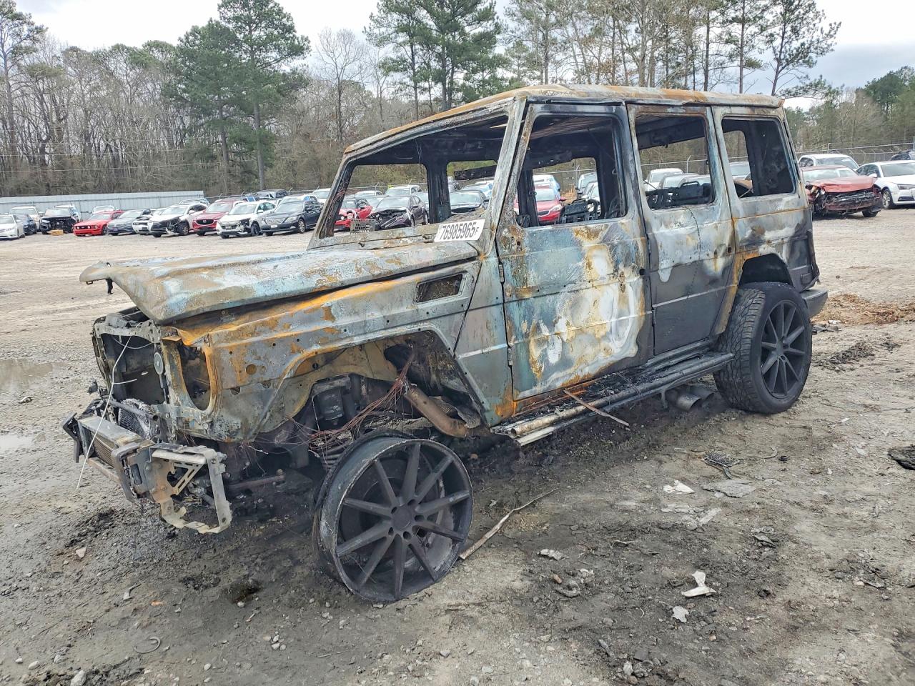 2013 Mercedes-Benz G 63 AMG, VIN WDCYC7DF1DX210390 — Burn