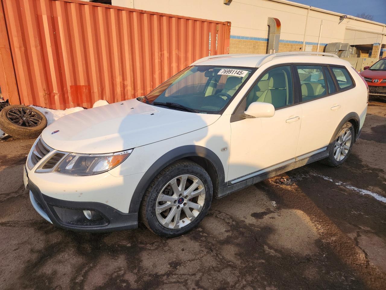 2010 Saab 9-3 9-3X, VIN YS3FD5BY0A1614839 — Front end