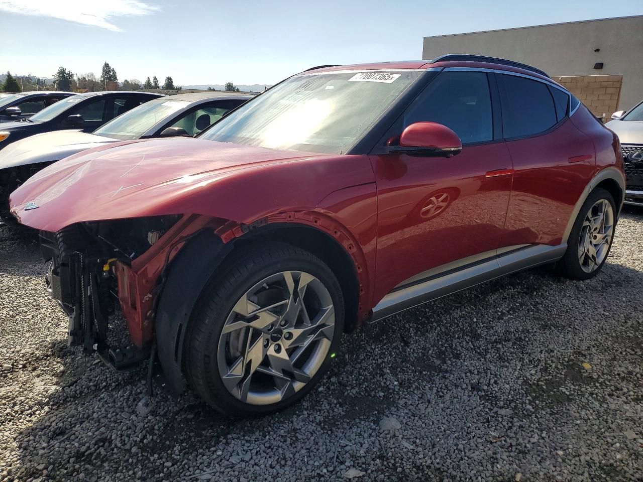 2023 Genesis GV60 Performance, VIN KMUKEDTB0PU010624 — Front end