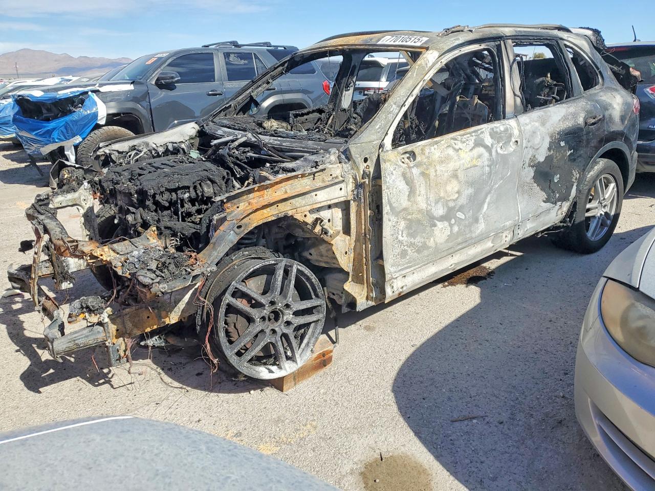 2016 Porsche Cayenne, VIN WP1AA2A20GKA14748 — Burn