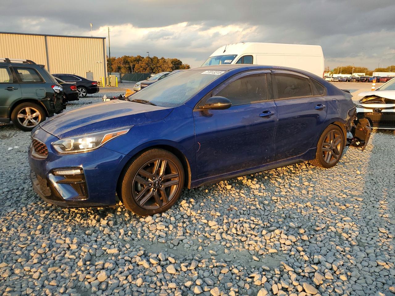 2021 Kia Forte GT-Line, VIN 3KPF34AD1ME326865 — Rear end