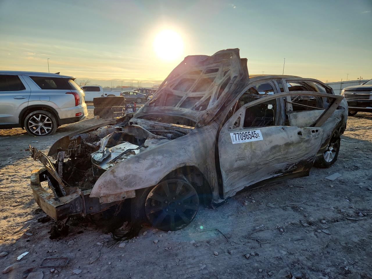 2009 Mercury Milan, VIN 3MEHM07Z09R614893 — Burn