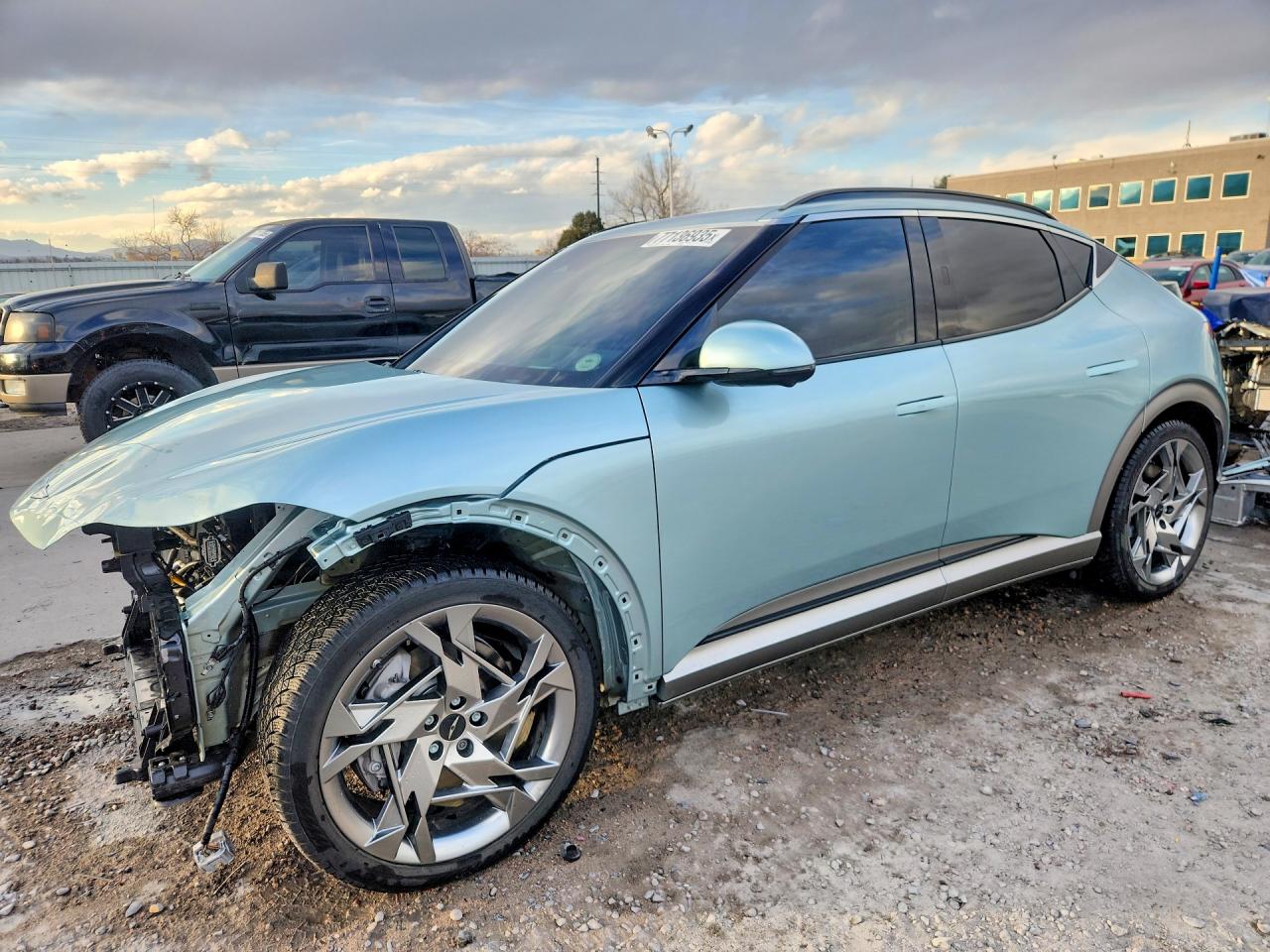 2023 Genesis GV60 Performance, VIN KMUKEDTB4PU012411 — Front end