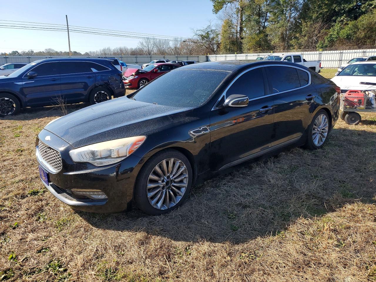 2015 Kia K900 Luxury, VIN KNALW4D42F6017577 — Undercarriage