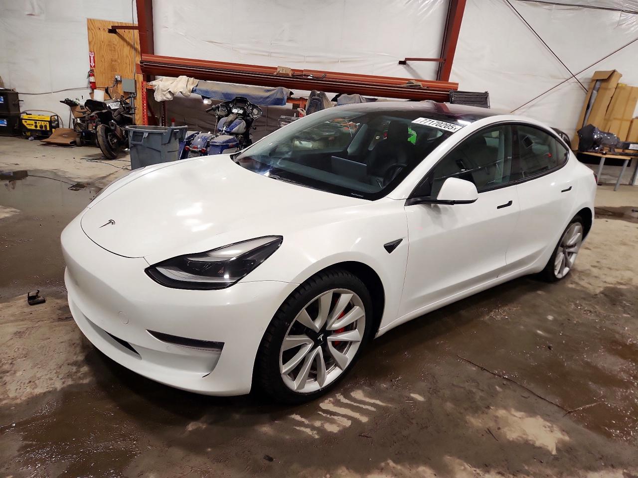 2021 Tesla Model 3 Performance, VIN 5YJ3E1EC2MF926480 — Rejected repair