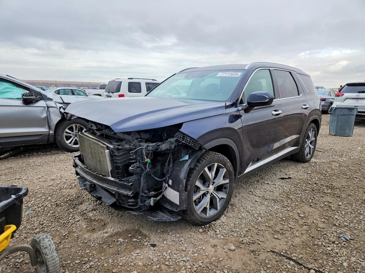 2021 Hyundai Palisade SEL, VIN KM8R4DHE3MU258509 — Front end