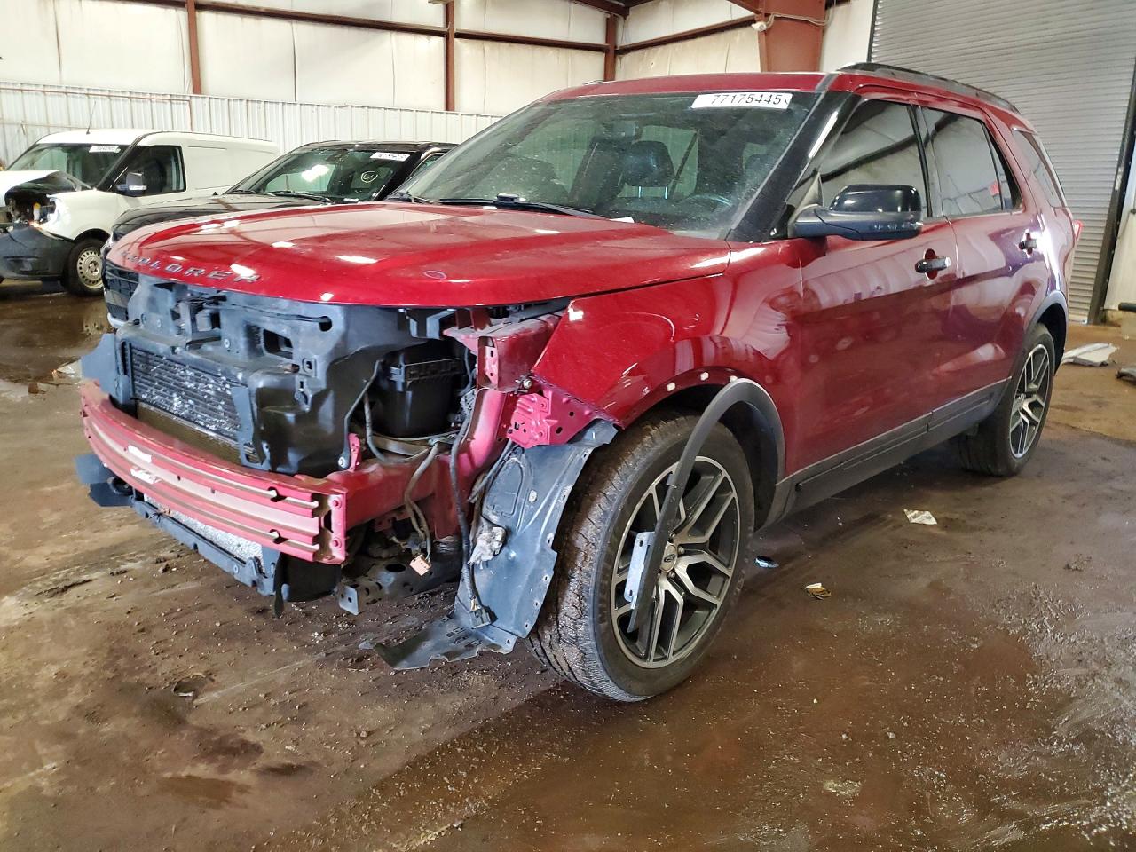 2017 Ford Explorer Sport, VIN 1FM5K8GT9HGD60493 — Front end