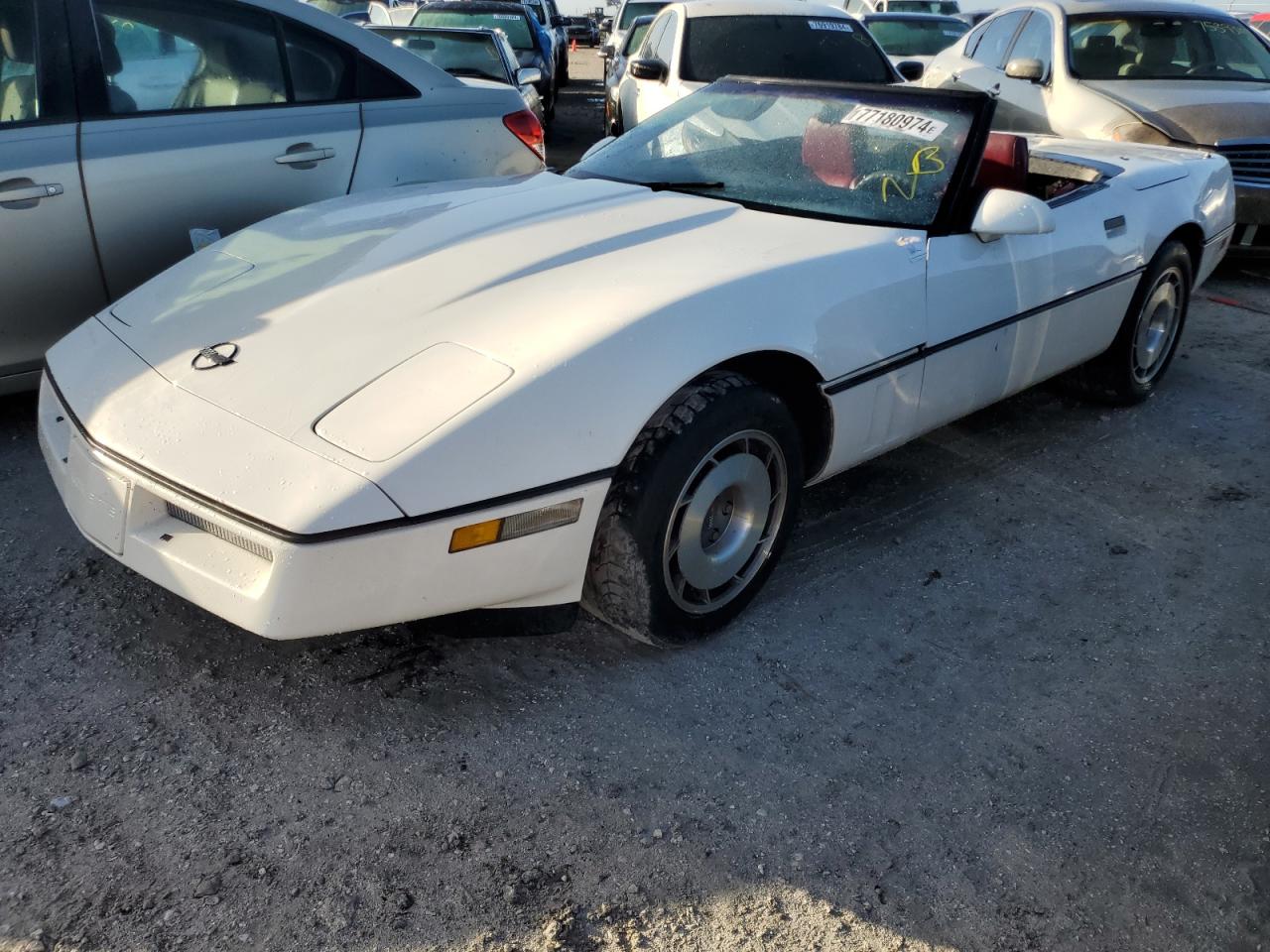 1987 Chevrolet Corvette, VIN 1G1YY3189H5124079 — Water / flood