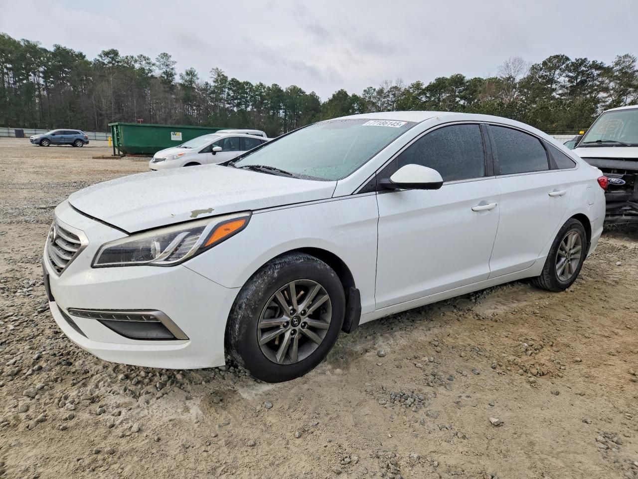 2015 Hyundai Sonata SE, VIN 5NPE24AF6FH190859 — Engine fire