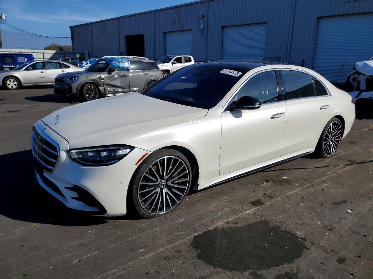2022 Mercedes-Benz S 500, VIN W1K6G6DB0NA076538 — Undercarriage