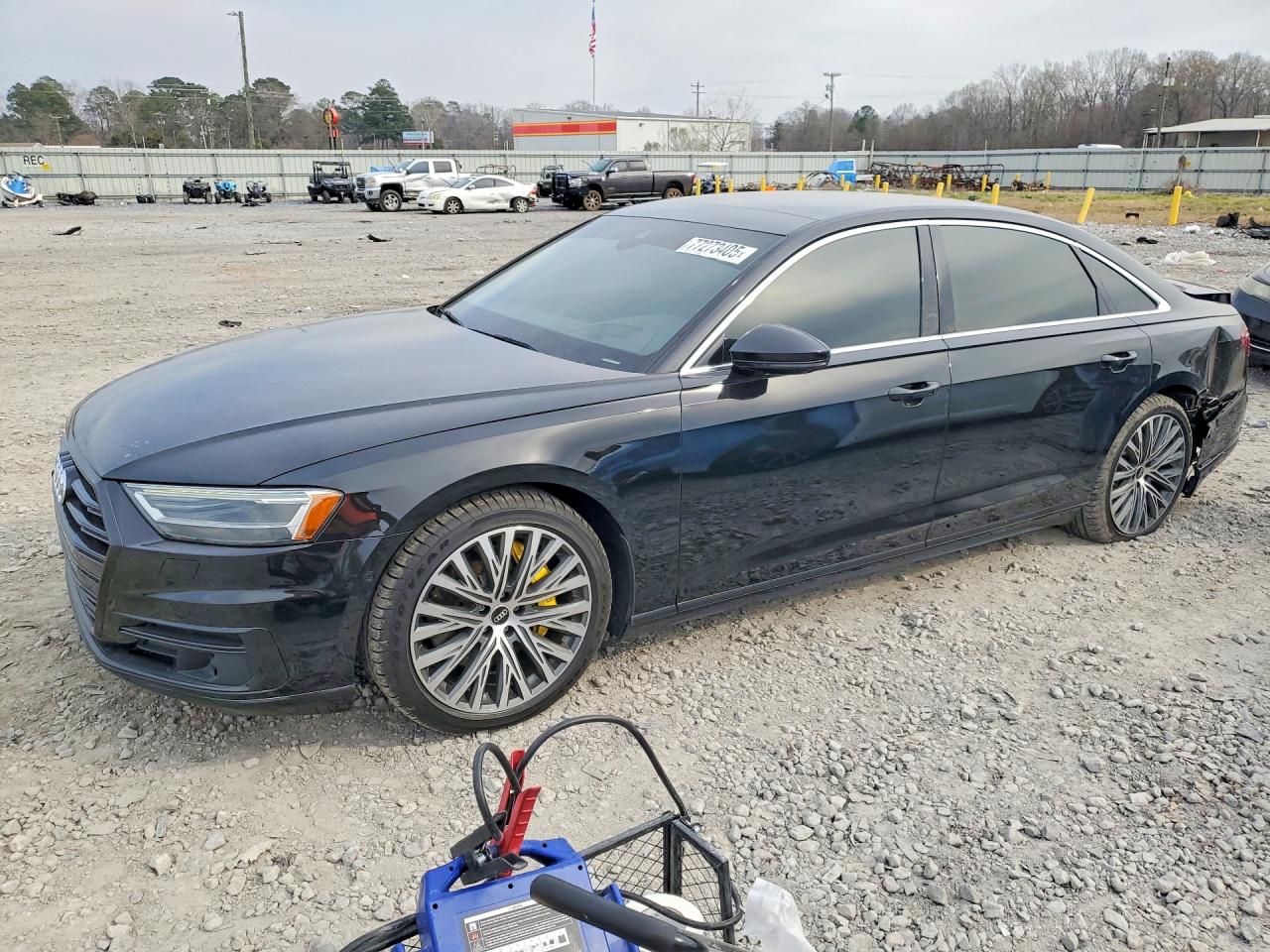 2021 Audi A8, VIN WAU8DAF84MN006965 — Rear end