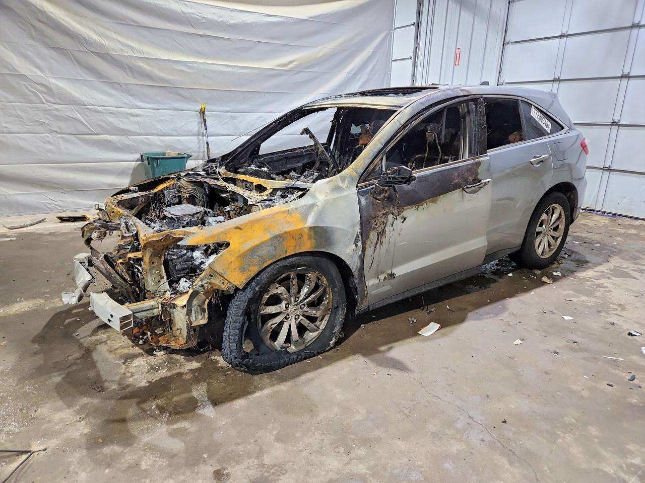 2018 Acura RDX, VIN 5J8TB4H30JL028248 — Burn