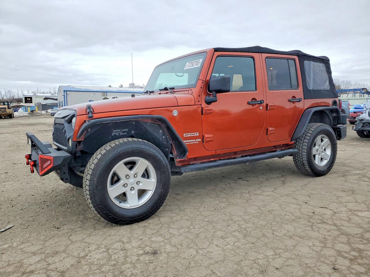 2014 Jeep Wrangler Unlimited Sport, VIN 1C4BJWDG4EL195929 — Auction photo 1 of 13