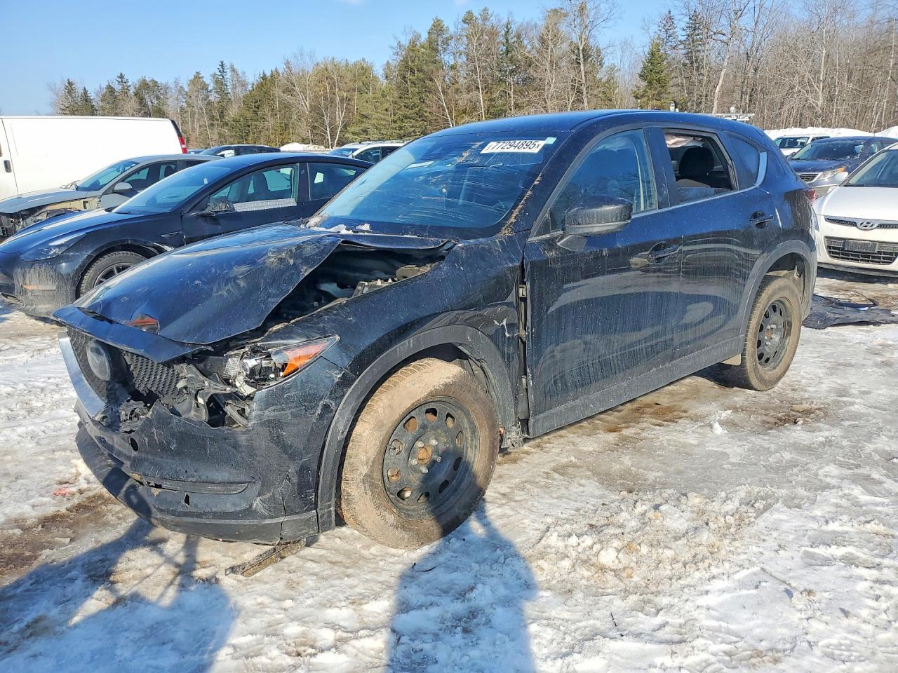 2021 Mazda CX-5 Sport, VIN JM3KFABL3M0487664 — Front end