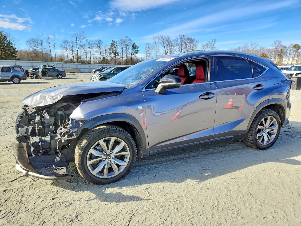 2018 Lexus NX 300, VIN JTJYARBZ6J2107508 — Front end