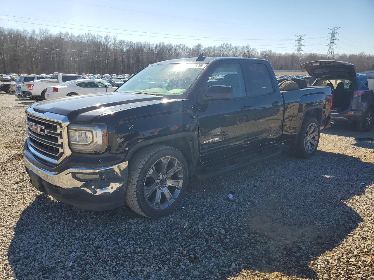 2018 GMC Sierra 1500, VIN 1GTR1LEH9JZ241928 — Frame damage