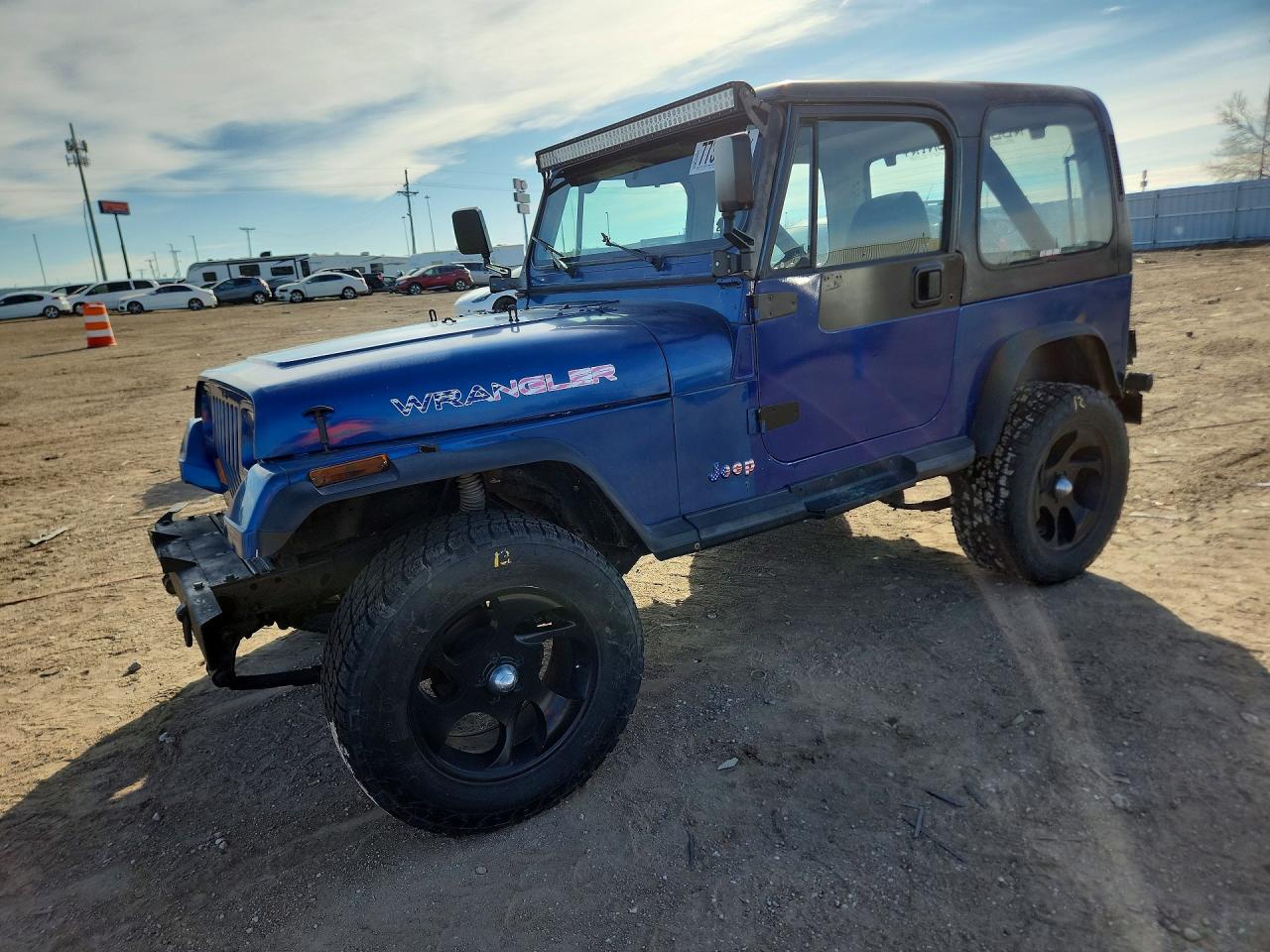1987 Jeep Wrangler, VIN 2BCCZ8136HB535629 — Front end
