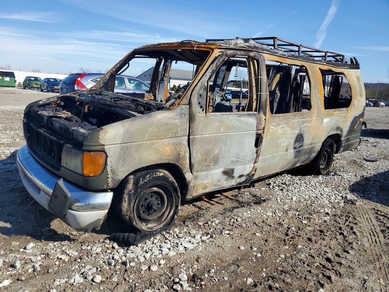 2003 Ford Econoline, VIN 1FDNS24L13HB83099 — Burn