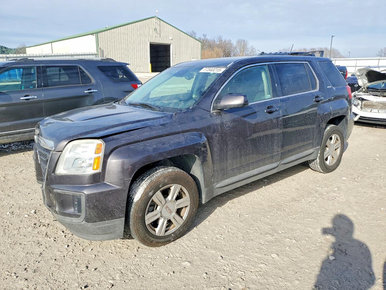 2016 GMC Terrain SLE, VIN 2GKALMEK6G6316831 — Front end