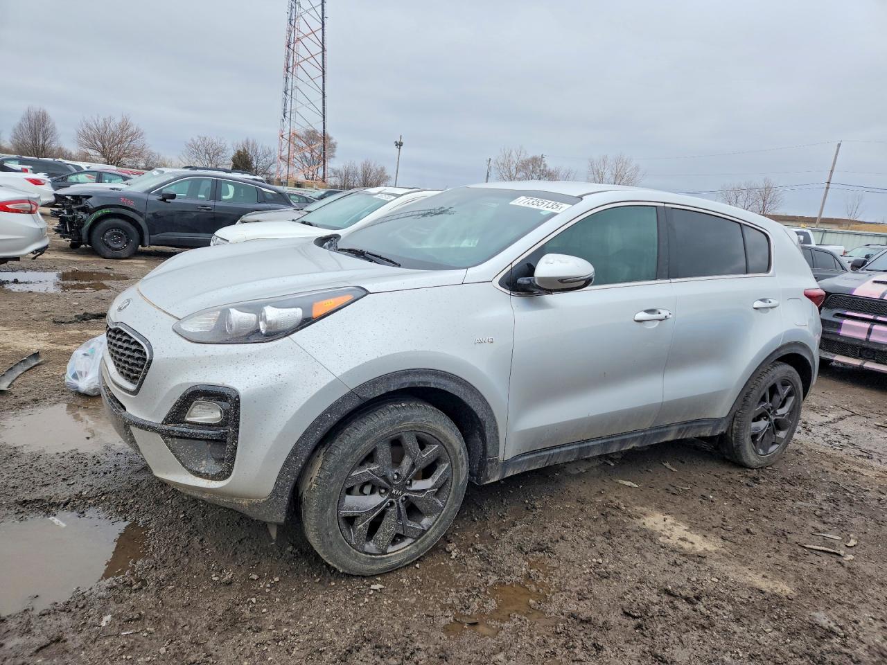 2022 Kia Sportage LX, VIN KNDPMCAC0N7965047 — Пожар в салоне