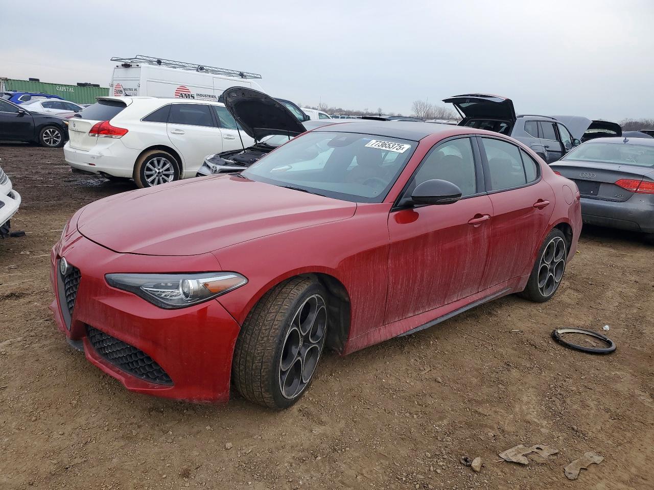 2021 Alfa Romeo Giulia Ti, VIN ZARFANBN4M7641314 — Undercarriage