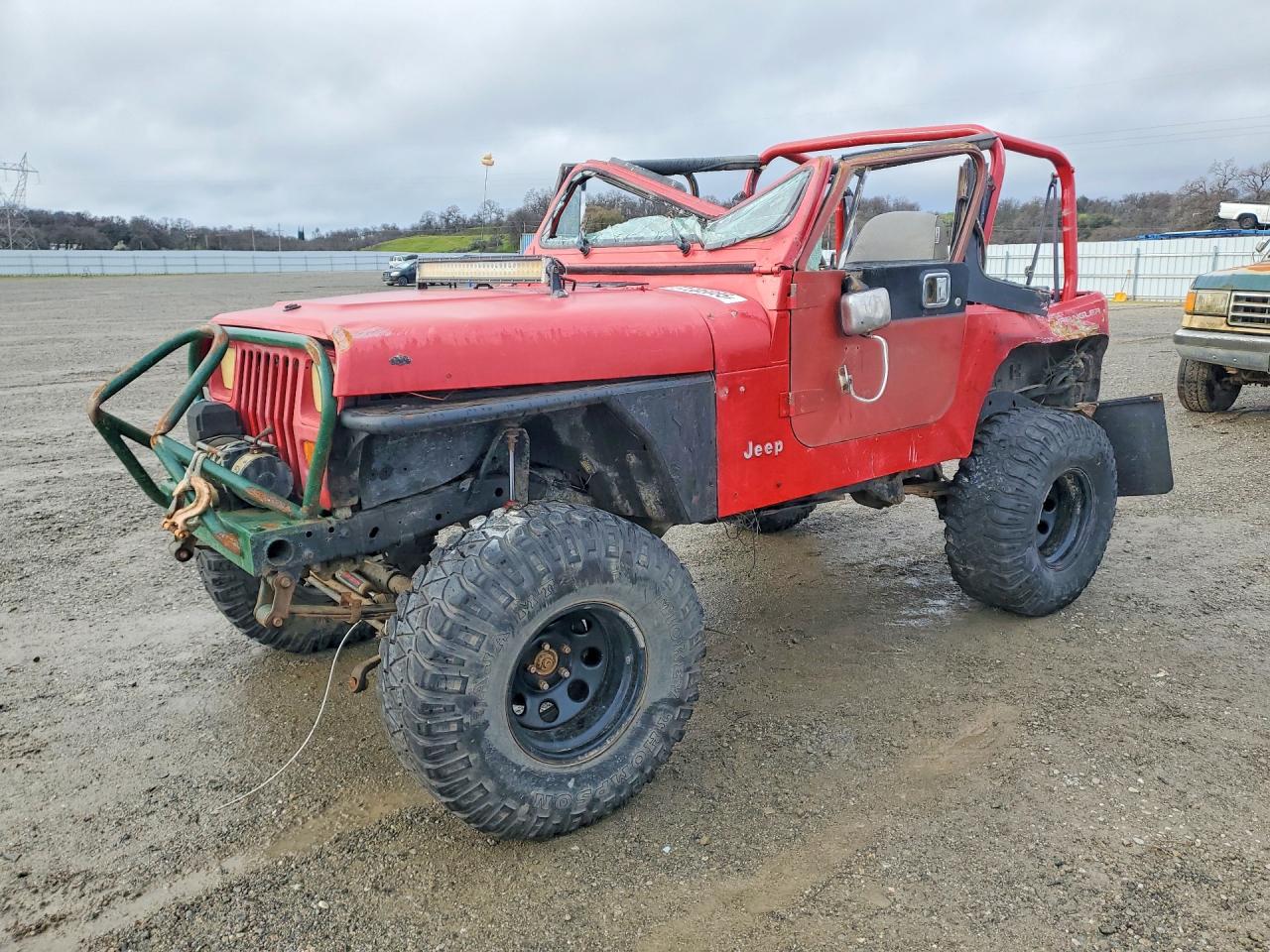 1993 Jeep Wrangler S, VIN 1J4FY19P6PP206492 — Rollover